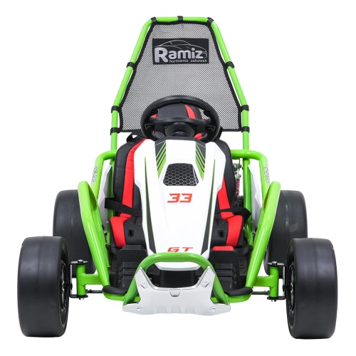 u Gokart na akumulator dla dzieci TORNADO z Funkcją Driftu Zielony DM-108